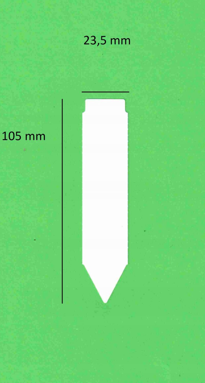 Etykiety ogrodnicze wtykane strzałki do pisania BIAŁE 105x23,5mm 100 sztuk - Image 5