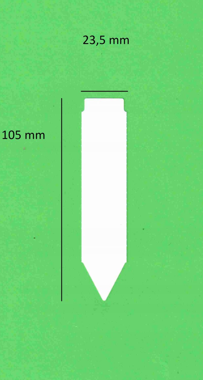 Etykiety ogrodnicze wtykane strzałki do pisania BIAŁE 105x23,5mm 100+MARKER - Image 8