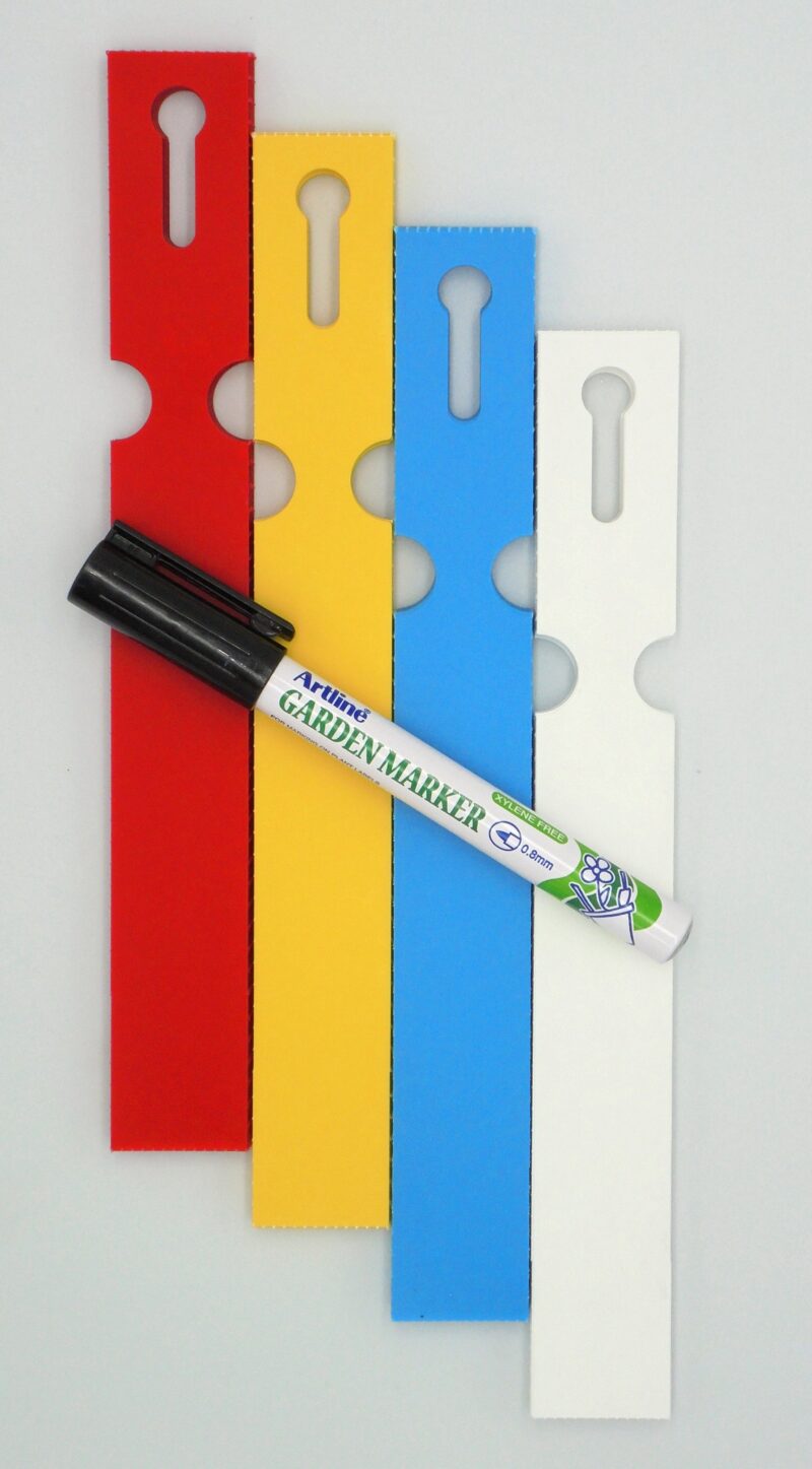 MARKER + Etykiety 4 KOLORY pętlowe do opisu roślin 200x25mm (25x200) 400szt - obrazek 13