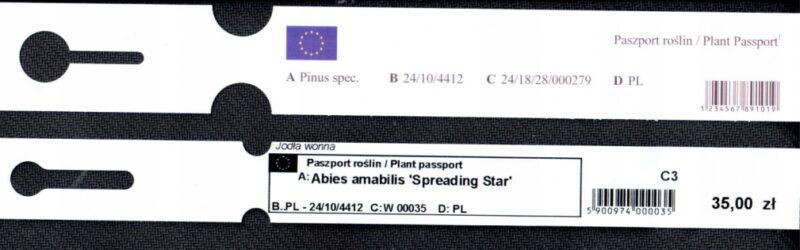 Etykiety sadownicze PASZPORT ROŚLIN 250x25mm 8szt  (25x250) - obrazek 14