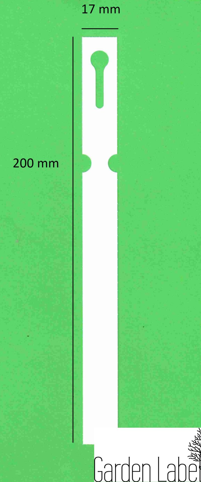 Etykiety Ogrodnicze Pętlowe NIEBIESKIE 200mm x 17mm - Zestaw 2000 sztuk (17x200) - obrazek 10