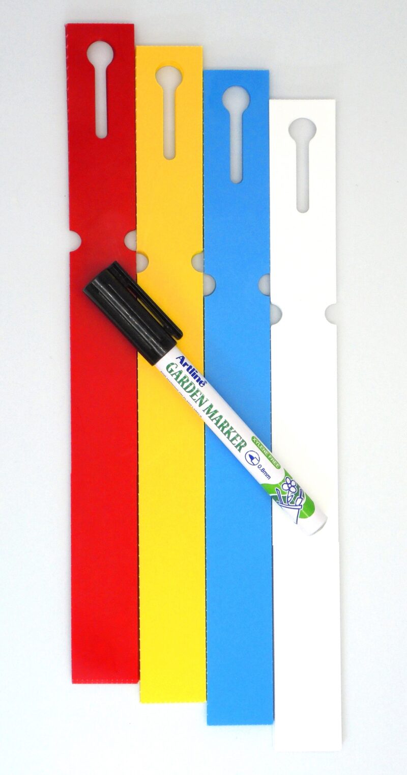 MARKER + Etykiety 4 KOLORY pętlowe do opisu roślin 250x25mm (25x250) 400szt - obrazek 13