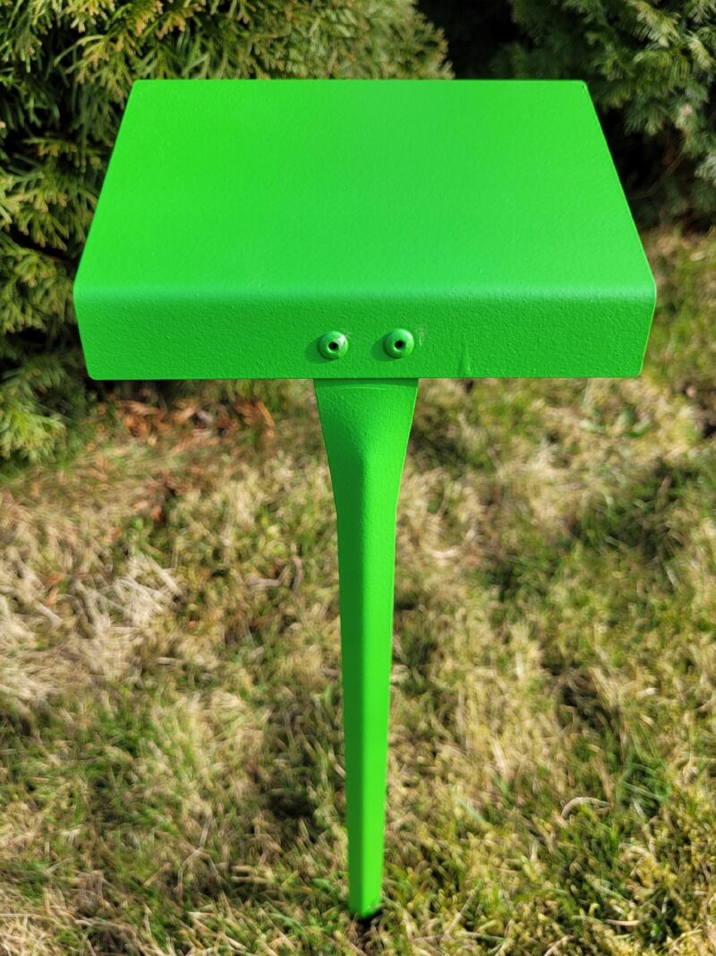 Tabliczka ogrodowa wtykana, 105x80x370 mm, DUŻA, Aluminium zestaw 10 sztuk - obrazek 8