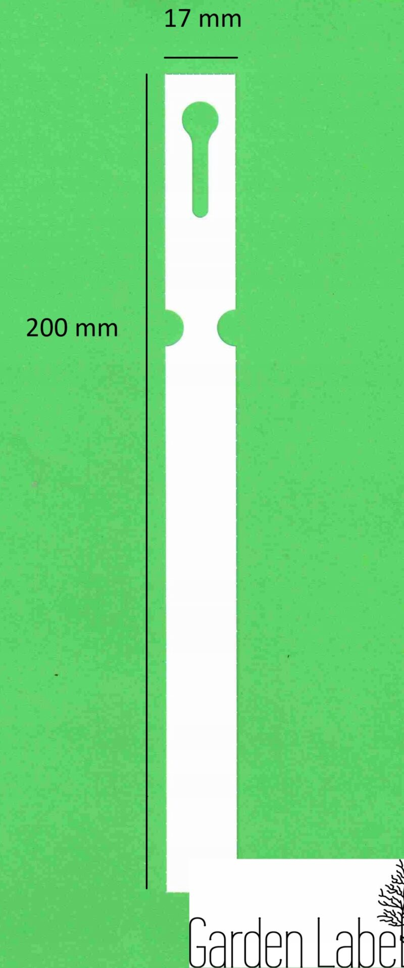 Etykiety ogrodnicze /sadownicze pętlowe BIAŁE 200mm x 17mm (17x200) 240 szt - obrazek 14