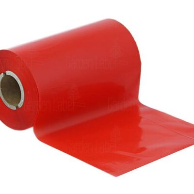 Taśma - Kalka termotransferowa TTR wosk-żywica (WAX-RESIN) 110 mm x 150 m CZERWONA