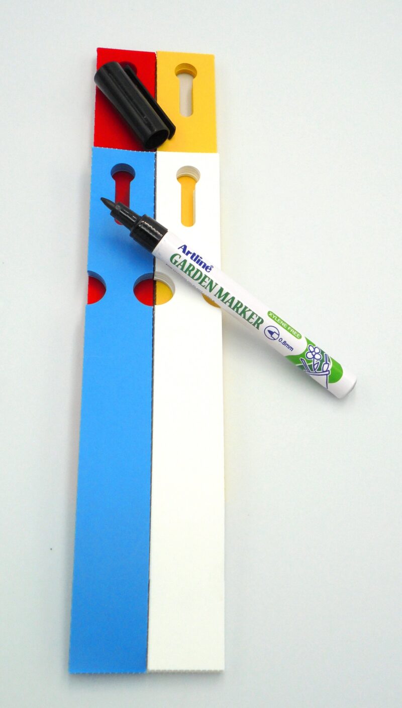MARKER + Etykiety 4 KOLORY pętlowe do opisu roślin 200x25mm (25x200) 400szt - obrazek 12