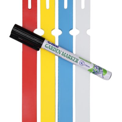 MARKER+Etykiety 4 KOLORY pętlowe do opisu roślin 200x17mm (17x200) 400szt