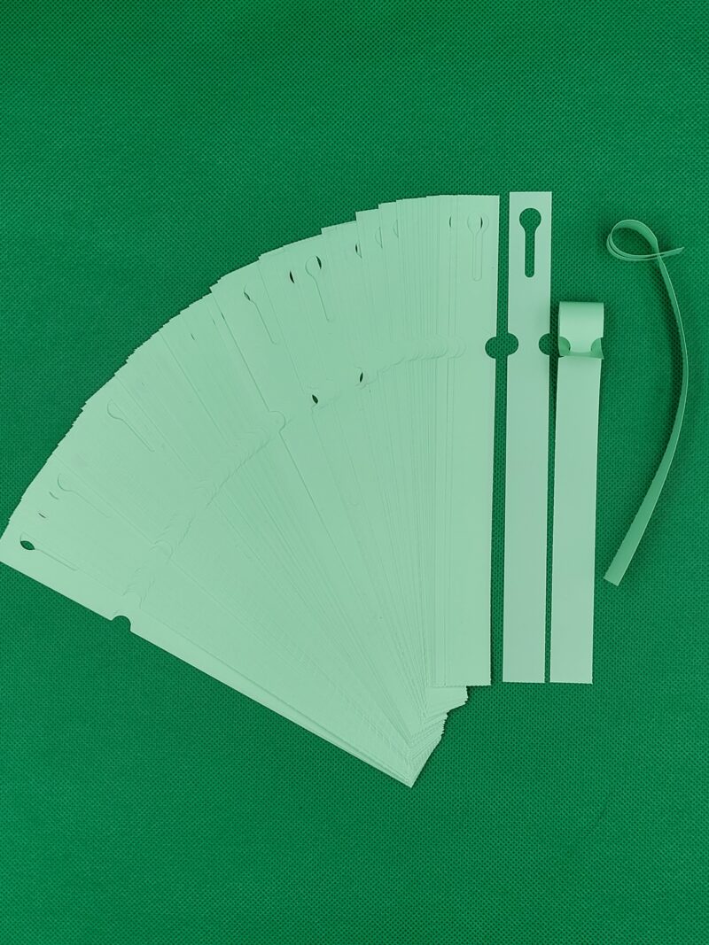 Etykiety ogrodnicze /sadownicze pętlowe Miętowy 160mm x 17mm (17x160) 100 sztuk (Mięta) - obrazek 2