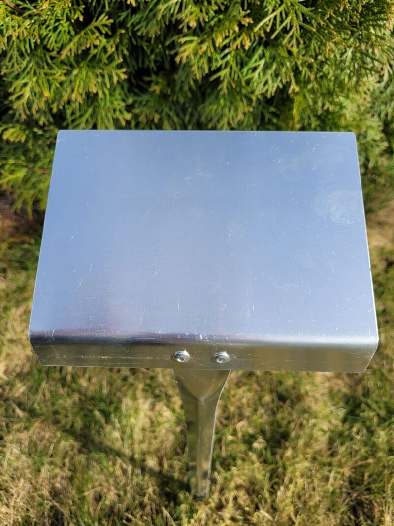 Tabliczka ogrodowa wtykana, 155x105x450 cm, DUŻA, Aluminium zestaw 8szt