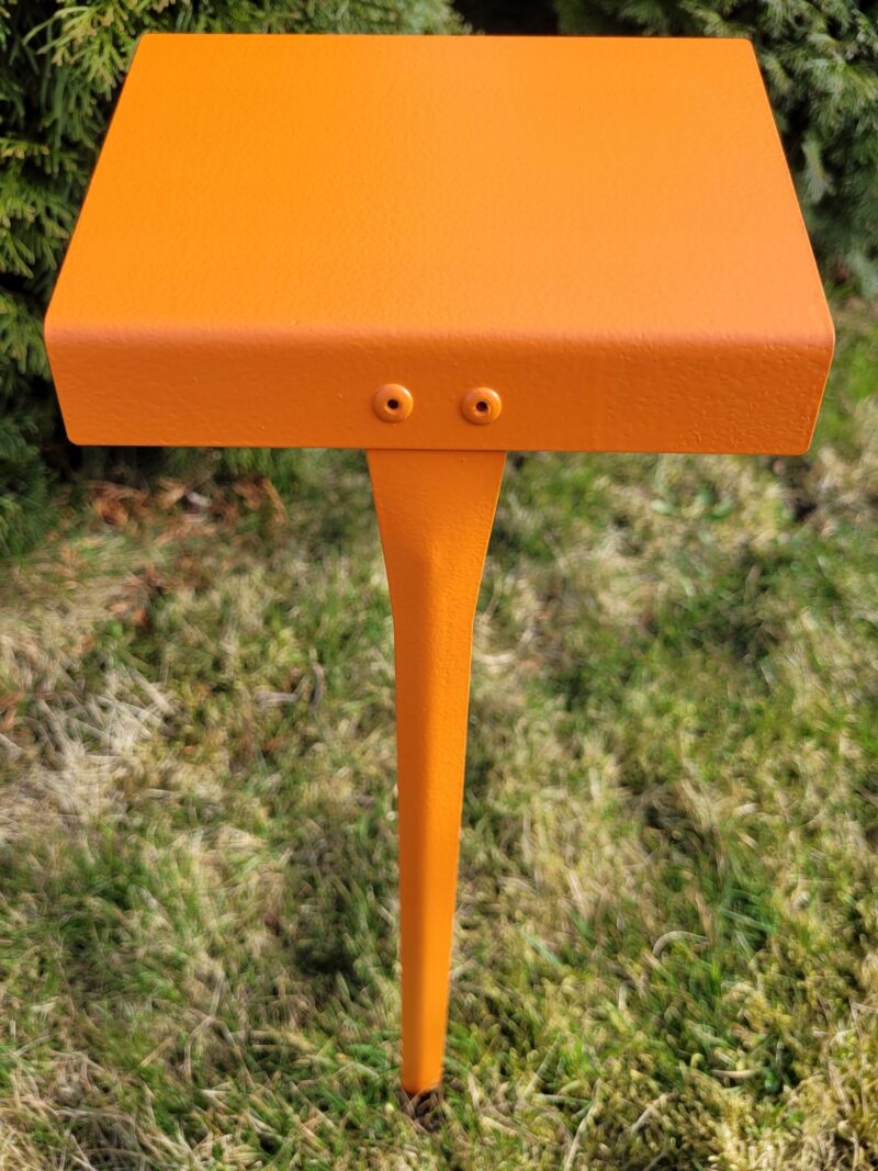 Tabliczka ogrodowa wtykana, 105x80x370 mm, DUŻA, Aluminium zestaw 10 sztuk - obrazek 6