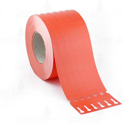 Etykiety ogrodnicze /sadownicze pętlowe CZERWONE 250mmx17mm (17x250) 3750