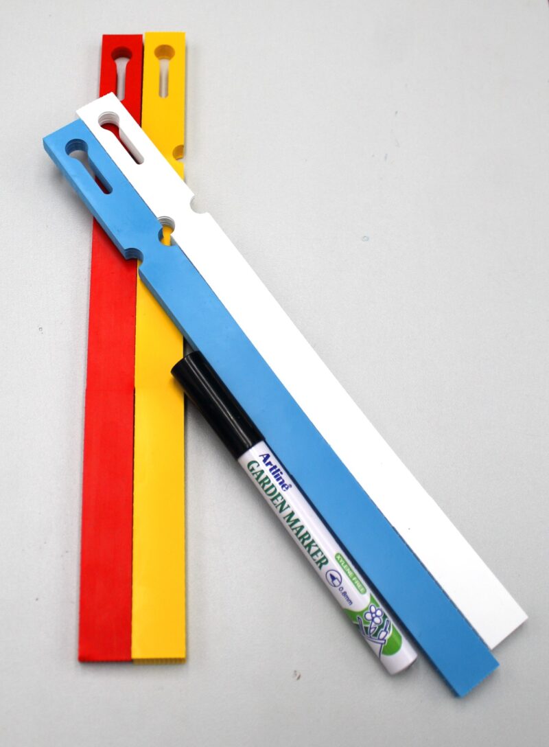 MARKER + Etykiety 4 KOLORY pętlowe do opisu roślin 250x17mm (17x250) 400szt - obrazek 13