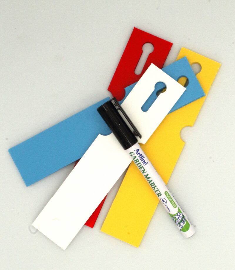 MARKER + Etykiety 4 KOLORY pętlowe do opisu roślin 163x33mm (33x163) 400szt - obrazek 15
