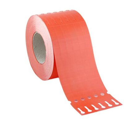 Etykiety ogrodnicze /sadownicze pętlowe CZERWONE 200mm x 17mm (17x200) 3750