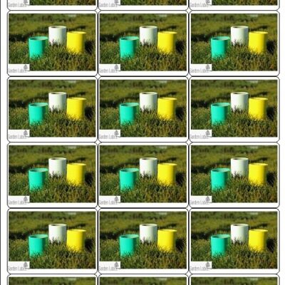 Etykiety Ogrodnicze Samoprzylepne A4, 65x47,5 mm, 180 szt. - Do Drukarek Laserowych