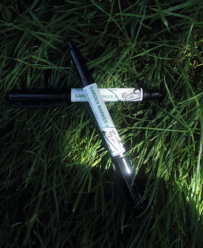 Marker ogrodniczy (mazak, pisak) permanentny, odporny Garden Marker II Czarny 1szt - Image 15
