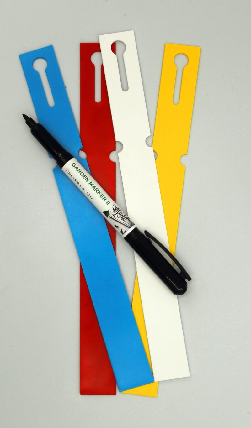 MARKER II+Etykiety 4 KOL. pętlowe do opisu roślin 250x25mm (25x250) 400szt - obrazek 13