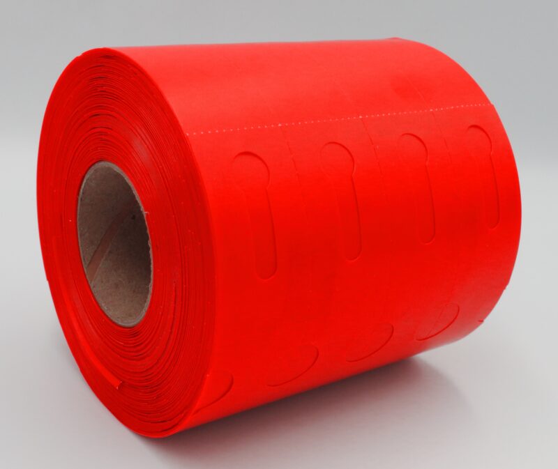 Etykiety ogrodnicze/sadownicze pętlowe CZERWONE 200x25mm(25x200) 1000szt - obrazek 5