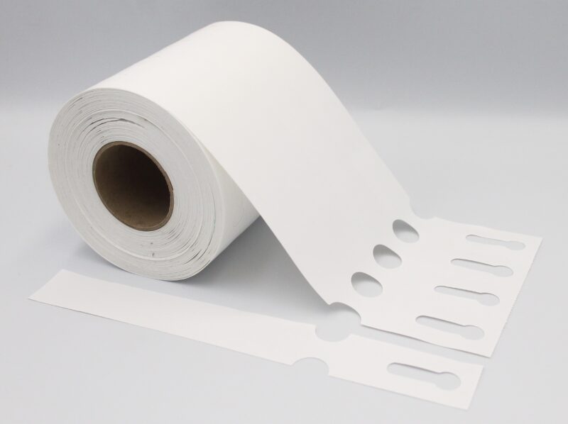 Etykiety ogrodnicze sadownicze pętlowe BIAŁE BDUŻE 200x25mm (25x200) 1000sztuk - obrazek 11