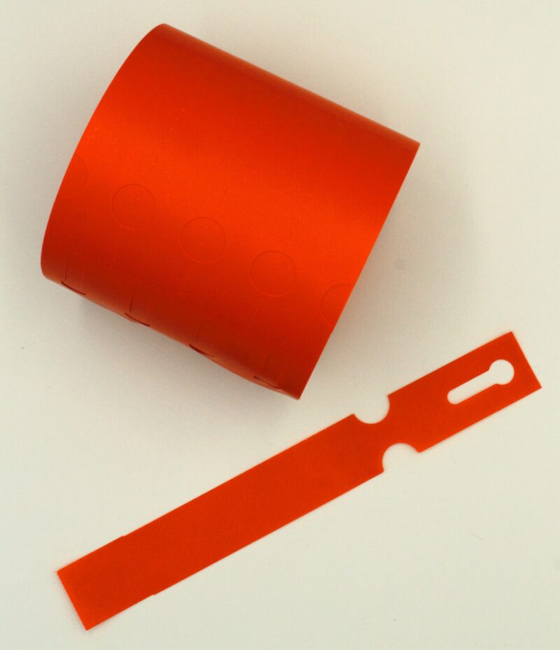 Etykiety ogrodnicze/sadownicze pętlowe POMARAŃCZOWE 200x25mm(25x200) 1000szt - obrazek 10