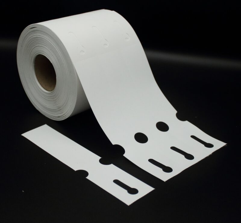 Etykiety ogrodnicze - sadownicze pętlowe BIAŁE 163x33mm (33x163) 1000 sztuk - obrazek 10