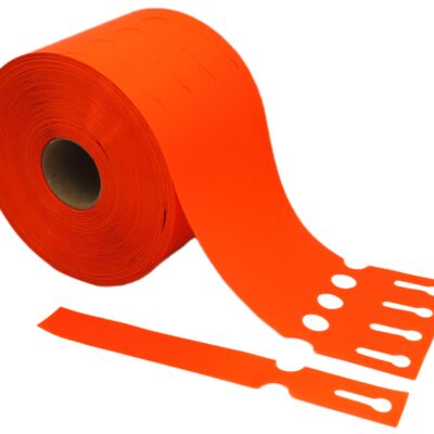Etykiety ogrodnicze/sadownicze pętlowe POMARAŃCZOWE 200x25mm(25x200) 2000szt