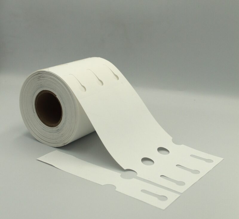 Etykiety ogrodnicze - sadownicze pętlowe BIAŁE 163x33mm (33x163) 1000 sztuk - obrazek 5