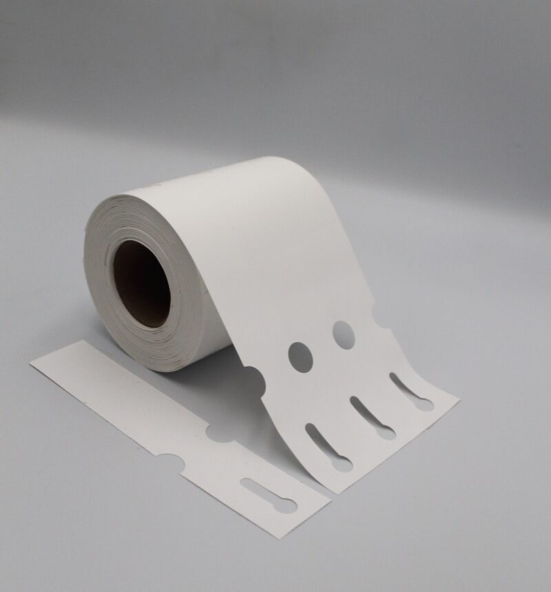 Etykiety ogrodnicze - sadownicze pętlowe BIAŁE 163x33mm (33x163) 500 sztuk - obrazek 5