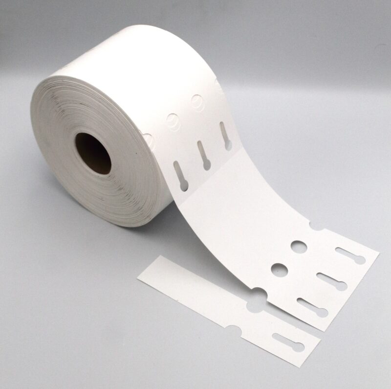 Etykiety ogrodnicze-sadownicze pętlowe BIAŁE 163x33mm (33x163) 2000 sztuk - obrazek 5