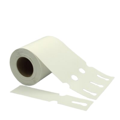 Etykiety ogrodnicze - sadownicze pętlowe BIAŁE 163x33mm (33x163) 500 sztuk