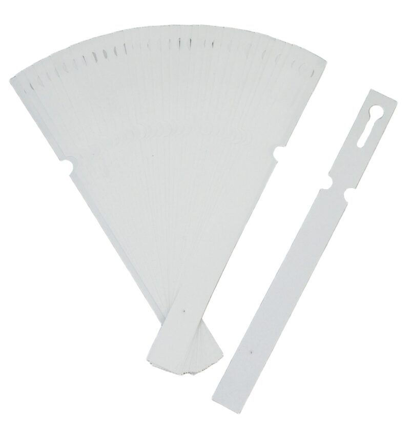 Etykiety ogrodnicze/sadownicze pętlowe BIAŁE 200x17mm(17x200) 120szt