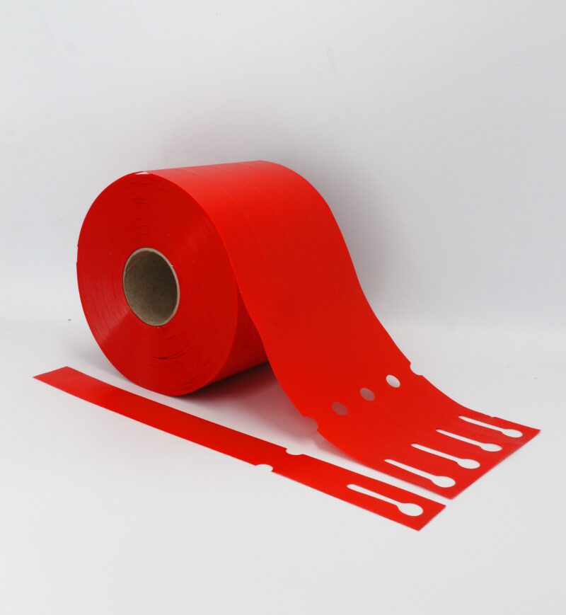 Etykiety ogrodnicze wiązane DUŻE 250x25mm  (25x250) 1000szt CZERWONE - obrazek 8
