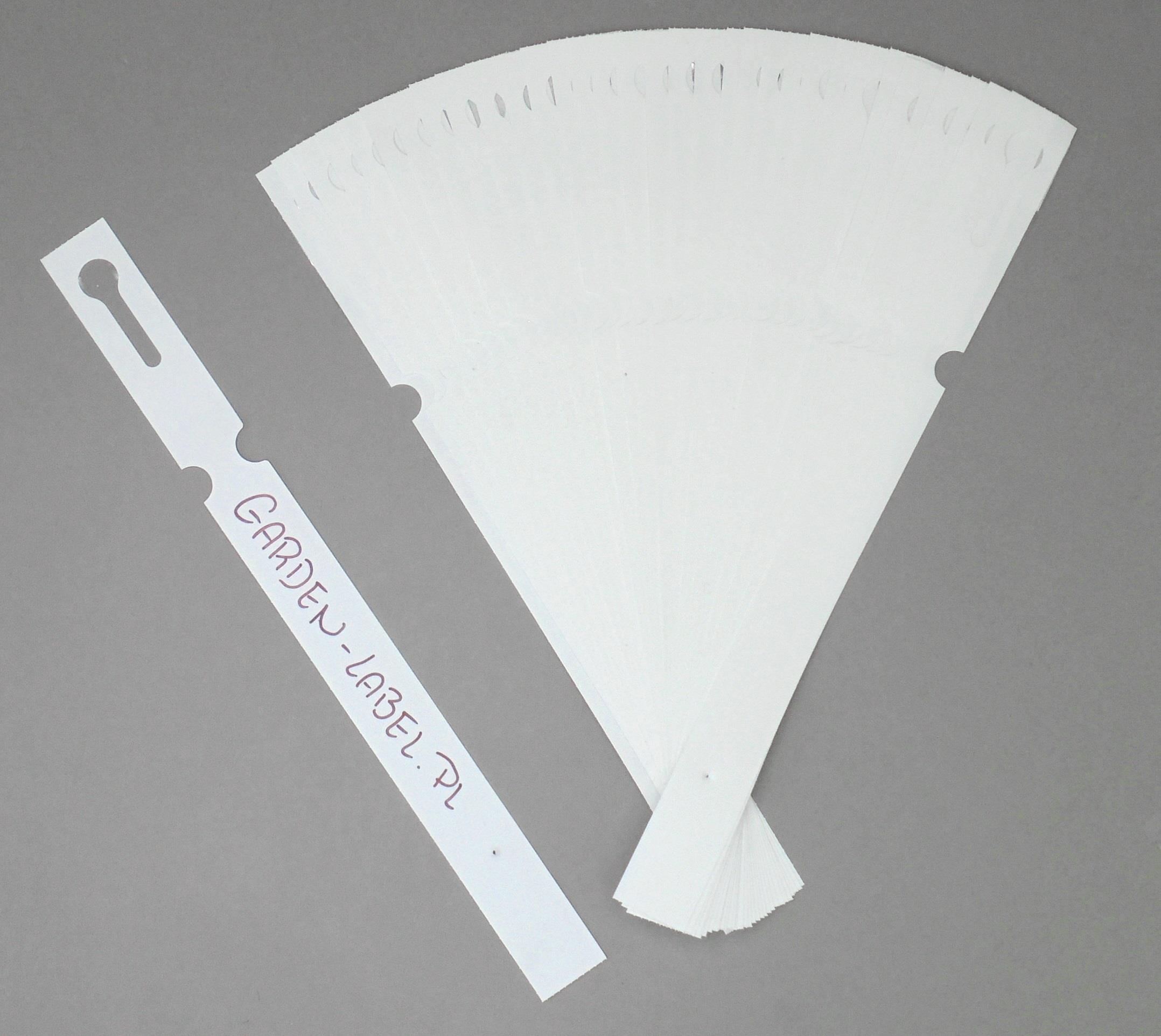 Etykiety ogrodnicze/sadownicze pętlowe BIAŁE 200x17mm(17x200) 480szt - obrazek 13