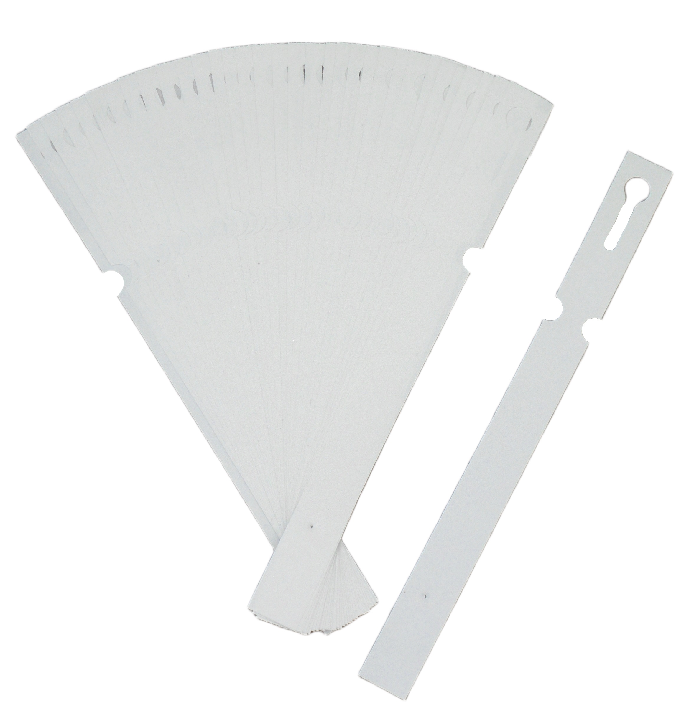 Etykiety ogrodnicze/sadownicze pętlowe BIAŁE 200x17mm(17x200) 480szt