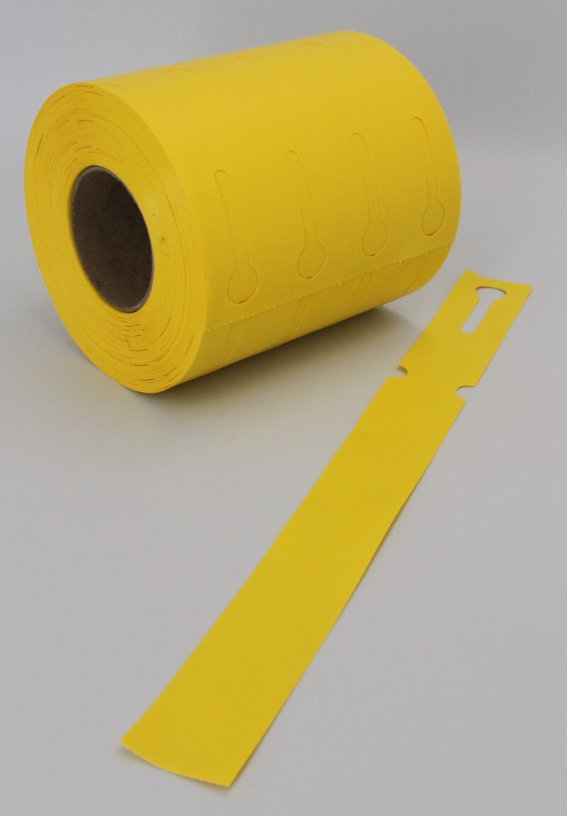 Etykiety Ogrodnicze Pętelkowe Żółte 250x25mm (25x250) 500szt Żółte - obrazek 2