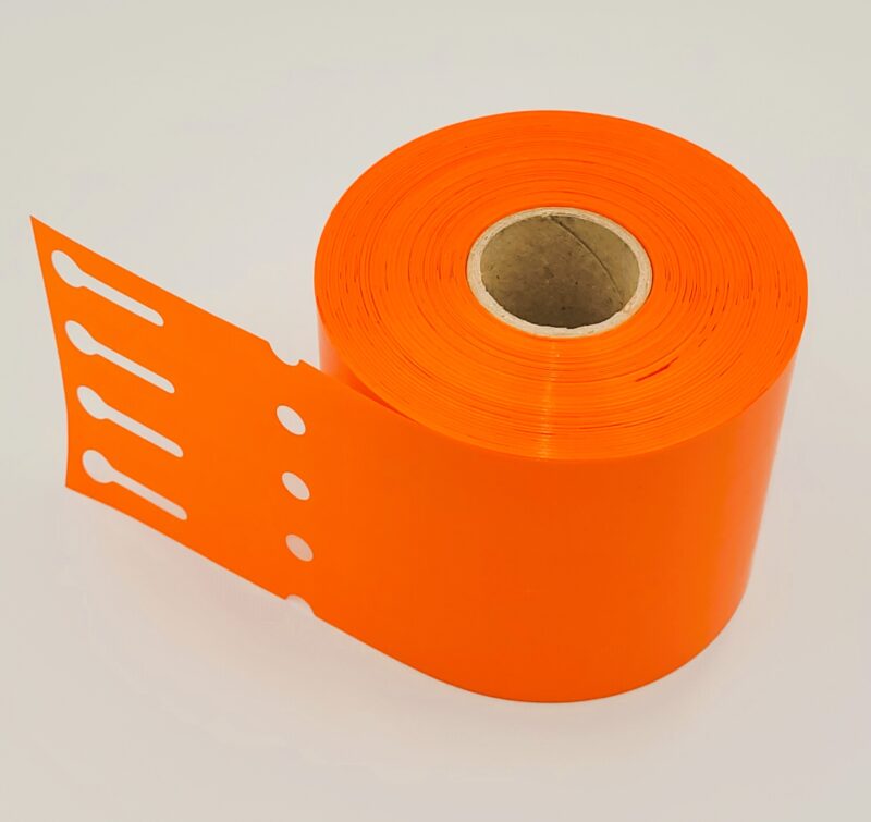 Etykiety Ogrodnicze Pętelkowe Wiązane 250mm x 25mm (25x250) Pomarańczowe 100szt - obrazek 5