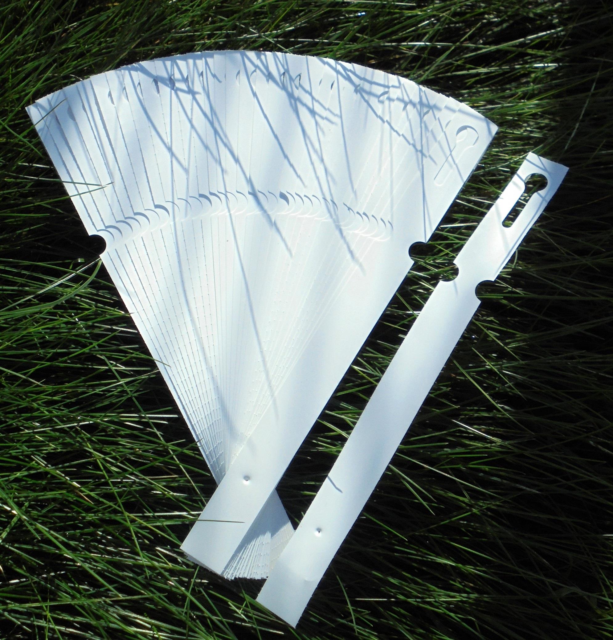 Etykiety ogrodnicze/sadownicze pętlowe BIAŁE 200x17mm(17x200) 480szt - obrazek 6