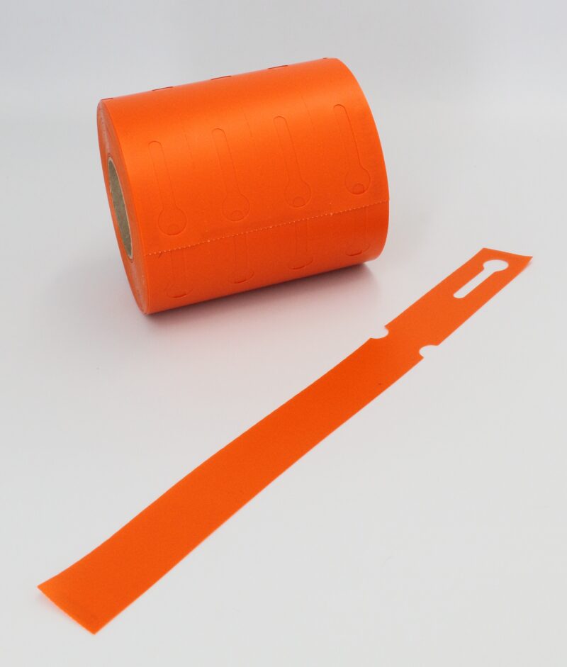 Etykiety Ogrodnicze Pętelkowe Wiązane 250mm x 25mm 25x250 Pomarańczowe 500szt - obrazek 4