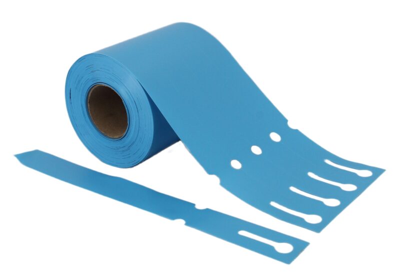 Etykiety ogrodnicze/sadownicze pętlowe NIEBIESKIE 250mmx25mm (25x250) 500 sztuk