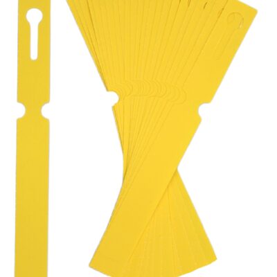 Etykiety ogrodnicze /sadownicze pętlowe ŻÓŁTE 200x17mm(17x200) 120szt