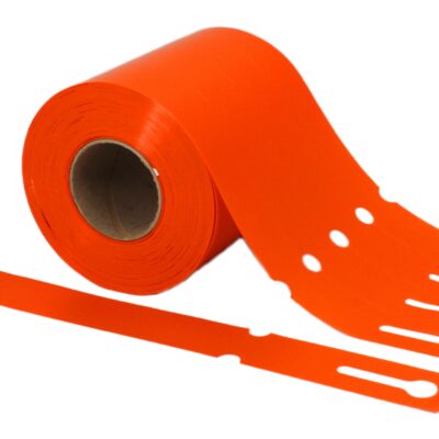 Etykiety Ogrodnicze Pętelkowe Wiązane 250mm x 25mm 25x250 Pomarańczowe 500szt