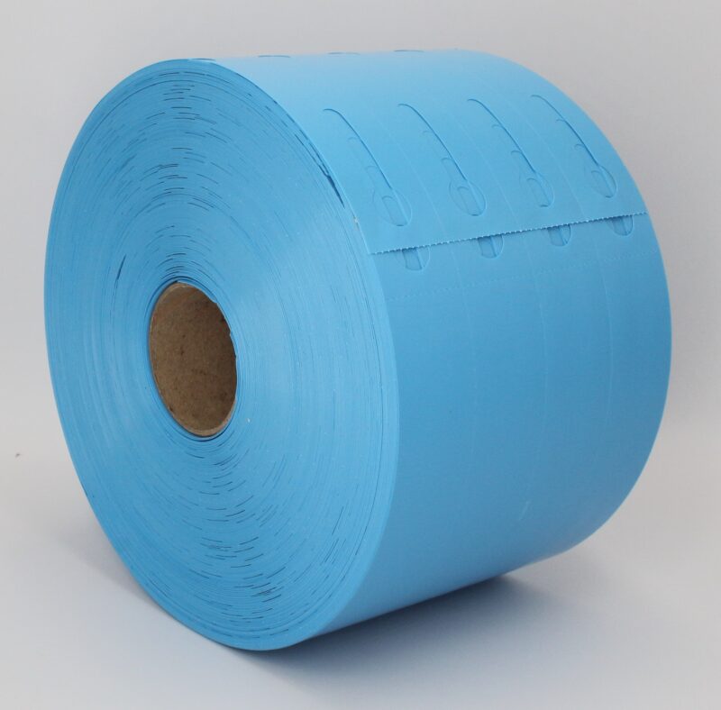 Etykiety ogrodnicze/sadownicze pętlowe NIEBIESKIE 250mmx25mm (25x250) 3750 sztuk - obrazek 2