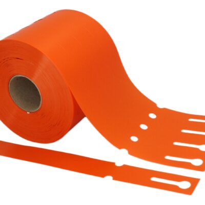 Etykiety Ogrodnicze Pętelkowe Wiązane 250mm x 25mm 25x250 Pomarańczowe 1000szt