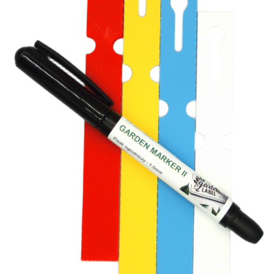 MARKER II +Etykiety 4 KOL.pętlowe do opisu roślin 200x25mm (25x200) 400szt