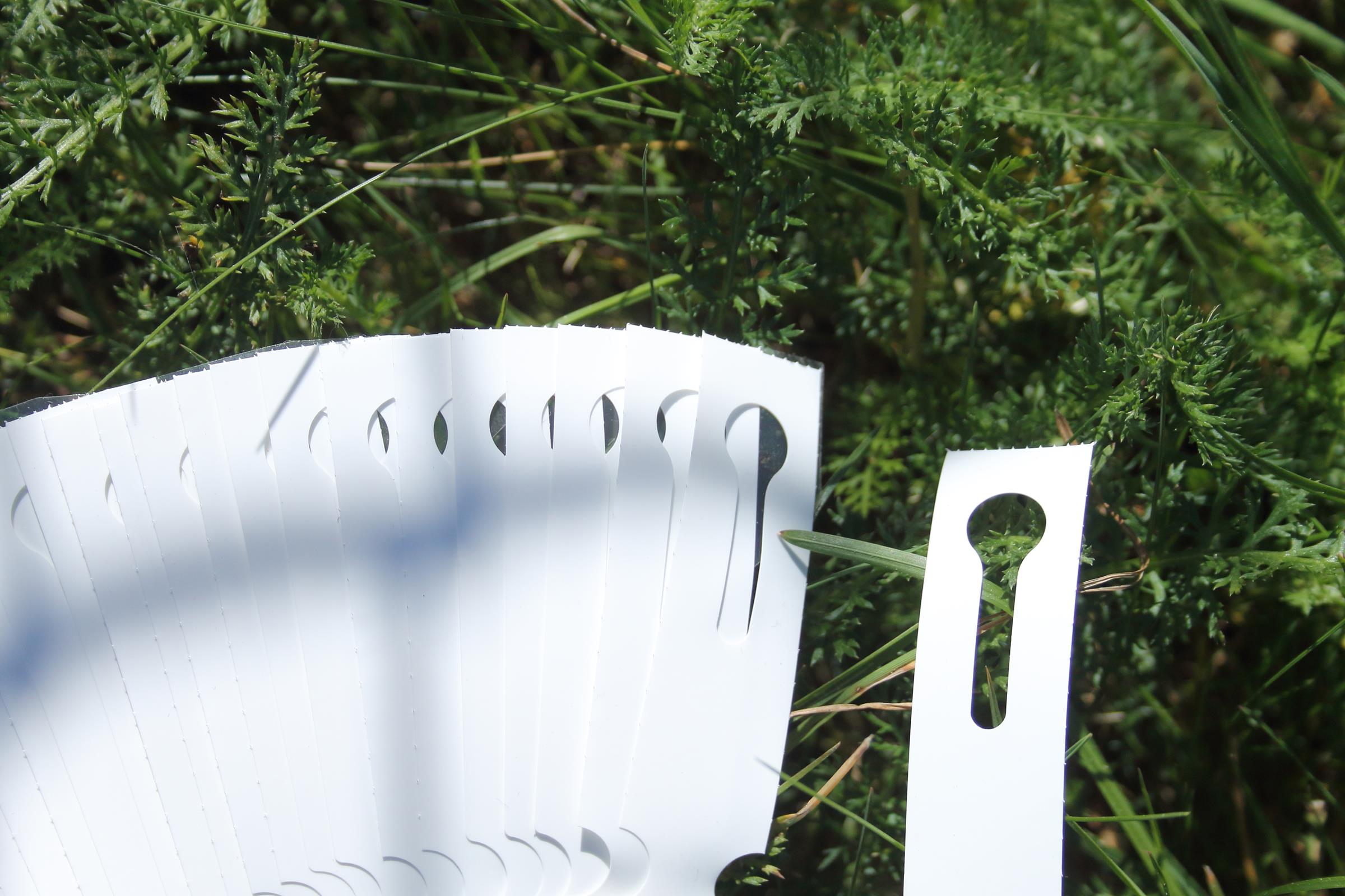 Etykiety ogrodnicze/sadownicze pętlowe BIAŁE 200x17mm(17x200) 480szt - obrazek 12