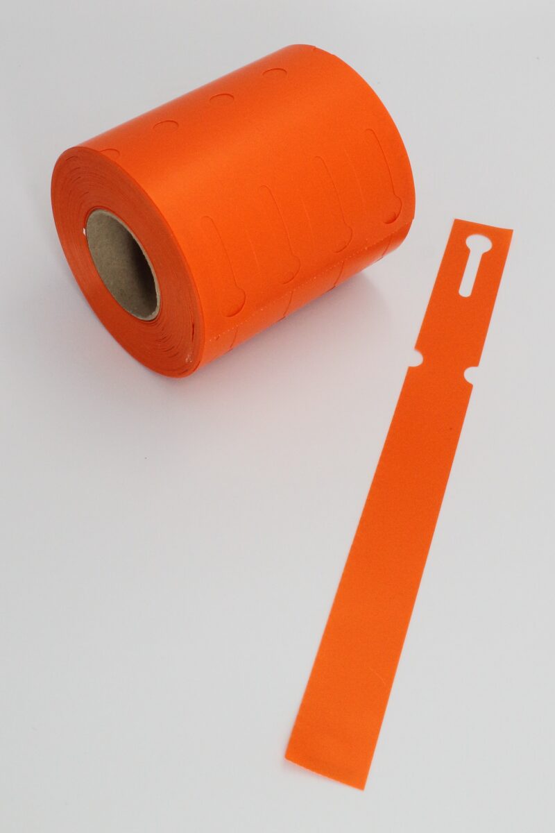 Etykiety Ogrodnicze Pętelkowe Wiązane 250mm x 25mm 25x250 Pomarańczowe 500szt - obrazek 2