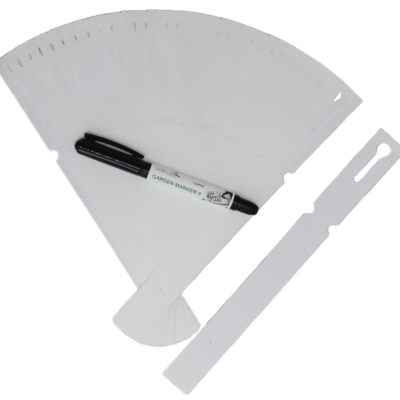MARKER II + Etykiety BIAŁE pętlowe do opisu roślin 250x25mm(25x250) 100szt