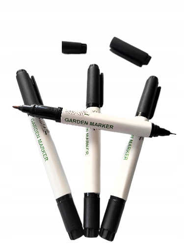 Tabliczka ogrodowa wtykana, 155x105x450 cm, CZARNA, Aluminium zestaw 5 szt. - obrazek 10