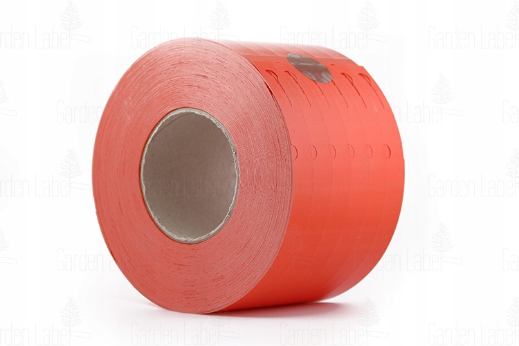 Etykiety ogrodnicze/sadownicze pętlowe CZERWONE 250x17mm(17x250) 12szt - obrazek 2