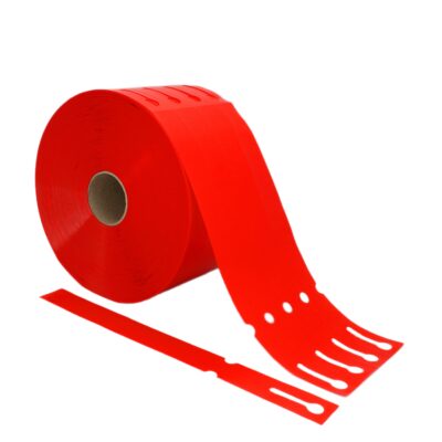 Etykiety ogrodnicze wiązane DUŻE 250x25mm  (25x250) 3750 sztuk CZERWONE